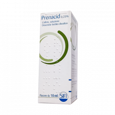 Пренацид глазные капли 0,25% 10мл