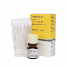 Кондилин раствор 0,5% (5мг/мл) 3.5мл