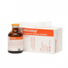 Нимотоп флаконы (р-р для инфузий) 10мг (0,2мг/мл) 50мл