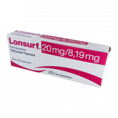 Лонсурф (Lonsurf) 20мг/8,19мг таблетки №20