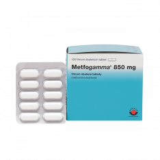 Метфогамма 850мг таб №120