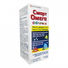 Смарт Омега Бэби сироп (масло для приема внутрь) лимон фл. 100мл