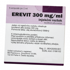 Витамин Е Эревит в ампулах 300 1мл №5