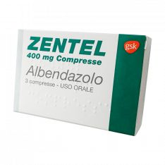 Зентел таблетки 400мг №3