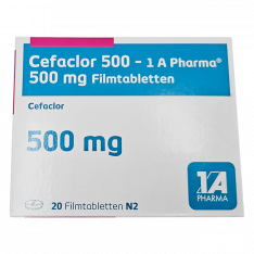 Цефаклор Stada (Германия) табл. 500мг №20