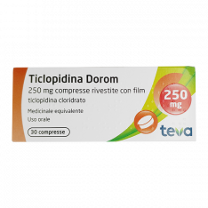 Тиклид (Тиклопидин) 250мг таблетки №30