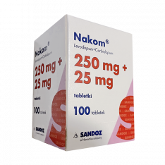 Наком табл. 250+25мг №100
