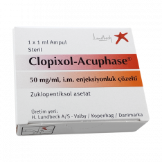 Клопиксол Акуфаз раствор для в/м введения 50мг/мл 1мл №1 (1 амп!!!)