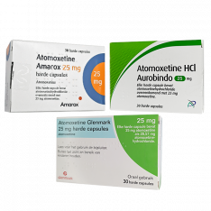 Атомоксетин 25 мг Европа :: Аналог Когниттера :: Glenmark / Aurobindo капс. №30