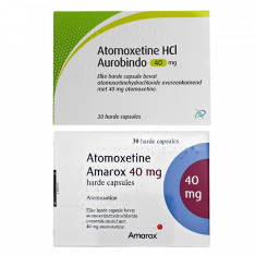 Атомоксетин HCL 40 мг Европа :: Аналог Когниттера :: Aurobindo капс. №30