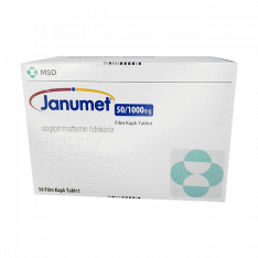 Янумет 1000 + 50 мг (Янумет 1000) табл. №56