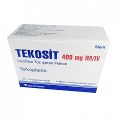 Тейкопланин Текозит :: Tekosit лиофилизат для инъекций 400мг №1