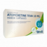 Атомоксетин капсулы 10 мг Европа :: Аналог Когниттера :: Teva №28